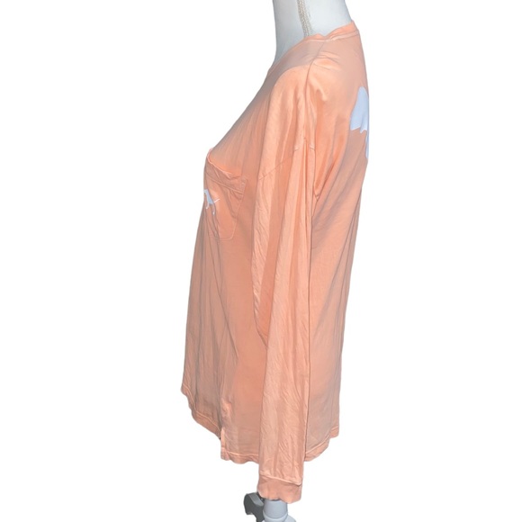 Pink Victoria’s Secret 100% Cotton Begonia Dog Logo Long Sleeve T-shirt|PINK Top - Picture 4 of 10